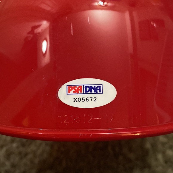 full size autographed Reds helmet - Picture 2 of 6